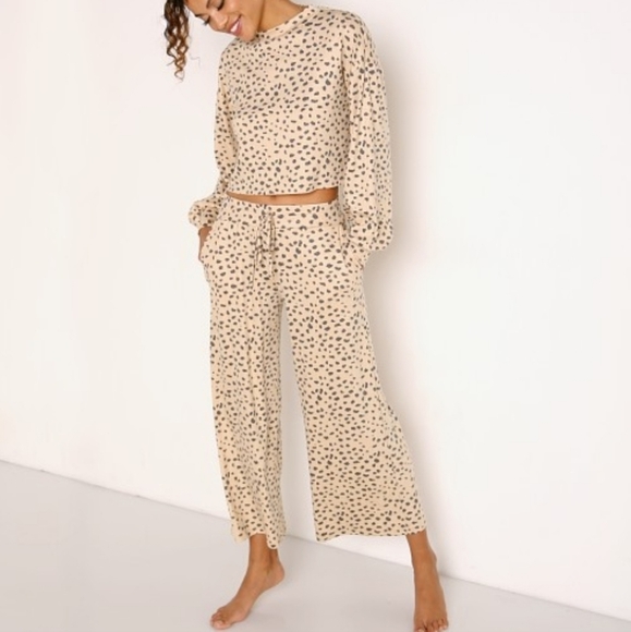 Beach Riot Hailey Pant Taupe Spot Size XS - Picture 1 of 9